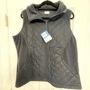 NWT XL Columbia fleece/puffer vest